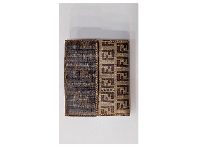 Fendi Zucca Monogram Wallet Brown - view 6
