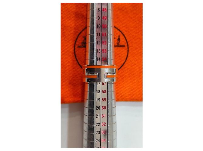 Hermès Anillo Move en Plata y Esmalte Naranja - vista 2