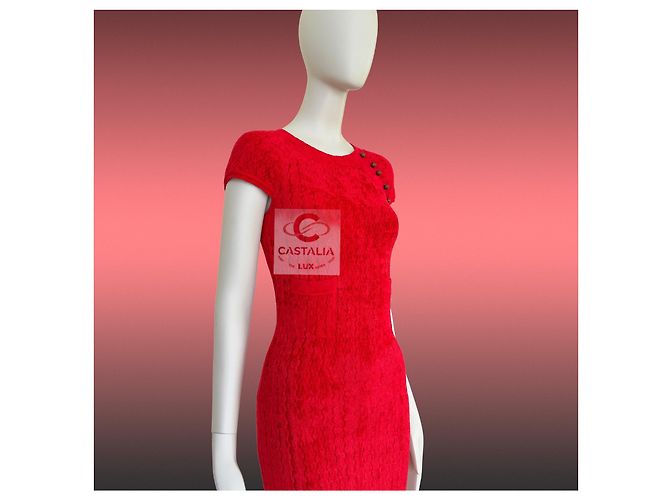 Chanel Paris Shanghai Eastern Grace Kleid Rot - Ansicht 4