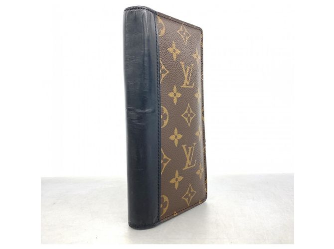 Louis Vuitton Monogram Macassar Portefeuille Brazza Long Wallet Marrone - vista 2