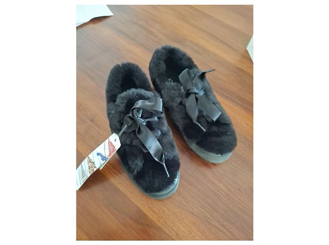 Superga Kunstpelz Sneaker Schwarz - Ansicht 2