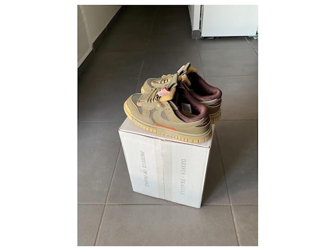 Nike Dunk Jumbo Olive Arancione Cachi - vista 2