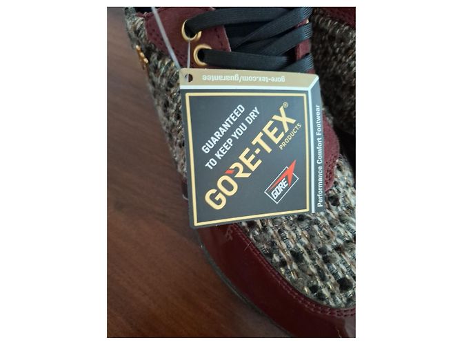 Autre Marque Sneakers Melluso in tweed e vernice bordeaux Marrone Bordò - vista 4