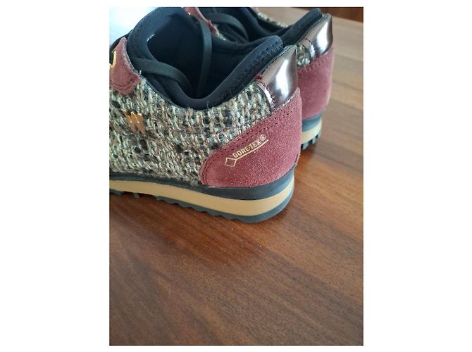 Autre Marque Sneakers Melluso in tweed e vernice bordeaux Marrone Bordò - vista 6