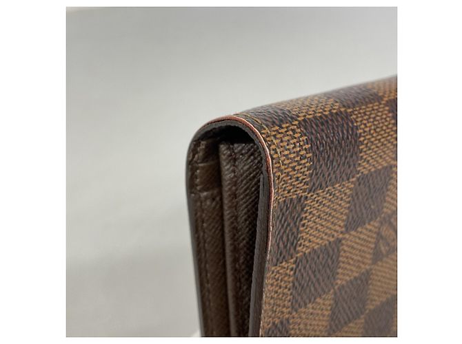 Louis Vuitton Damier Portefeuille Brazza Long Wallet Damier ebene - vista 7