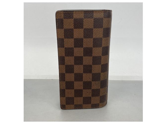 Louis Vuitton Damier Portefeuille Brazza Long Wallet Damier ebene - vista 9