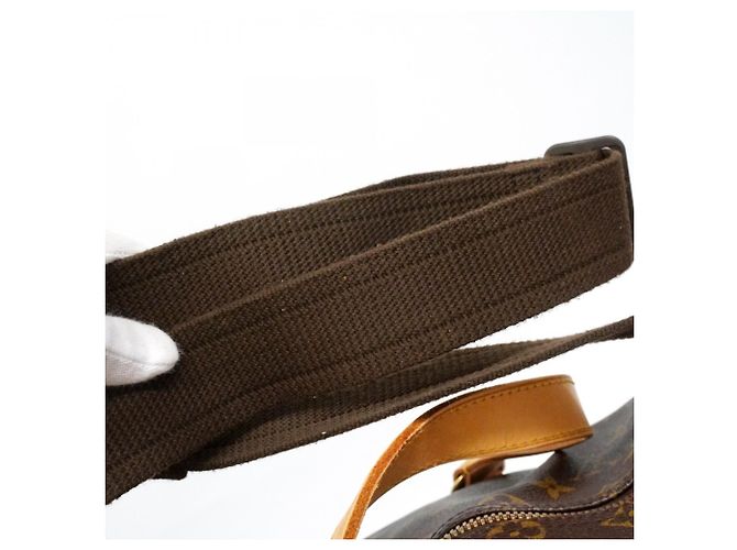 Polochon Louis Vuitton Boston Monogram Bolsa Duffle Marrom - vista 11