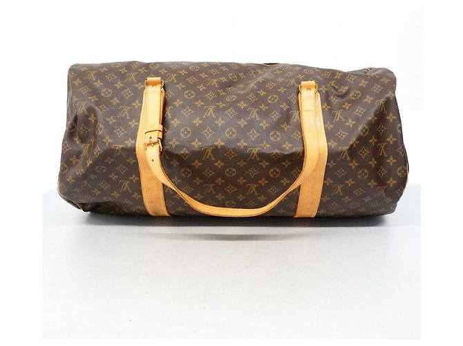 Polochon Louis Vuitton Boston Monogram Bolsa Duffle Marrom - vista 14