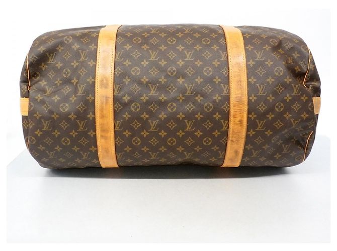 Polochon Louis Vuitton Boston Monogram Bolsa Duffle Marrom - vista 3