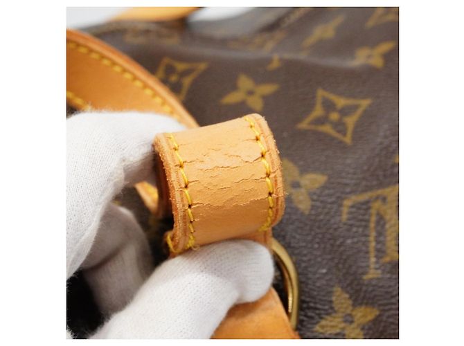 Polochon Louis Vuitton Boston Monogram Bolsa Duffle Marrom - vista 7