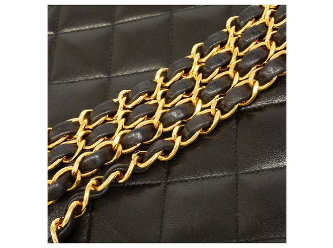 Borsa a Spalla Chanel Diana Chain Nero - vista 10