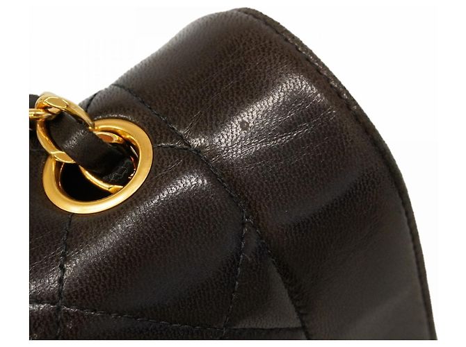 Borsa a Spalla Chanel Diana Chain Nero - vista 11