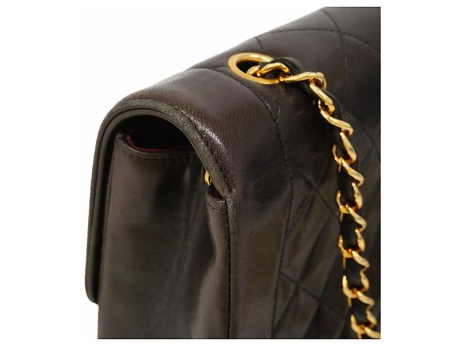 Borsa a Spalla Chanel Diana Chain Nero - vista 8
