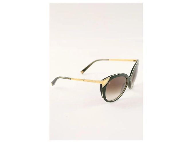 Louis Vuitton Grüne Sonnenbrille - Ansicht 2
