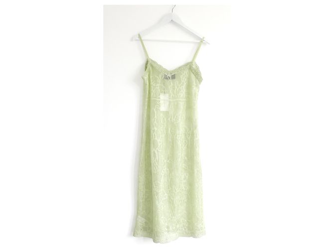 Simone Rocha Floral Jacquard Mesh Slip-Kleid - Ansicht 4