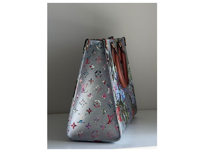 Louis Vuitton Borsa Tote Monogram Floral Multicolore Monogramma - vista 2