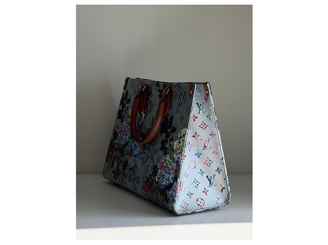 Louis Vuitton Borsa Tote Monogram Floral Multicolore Monogramma - vista 6