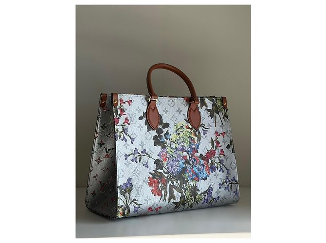 Louis Vuitton Borsa Tote Monogram Floral Multicolore Monogramma - vista 9