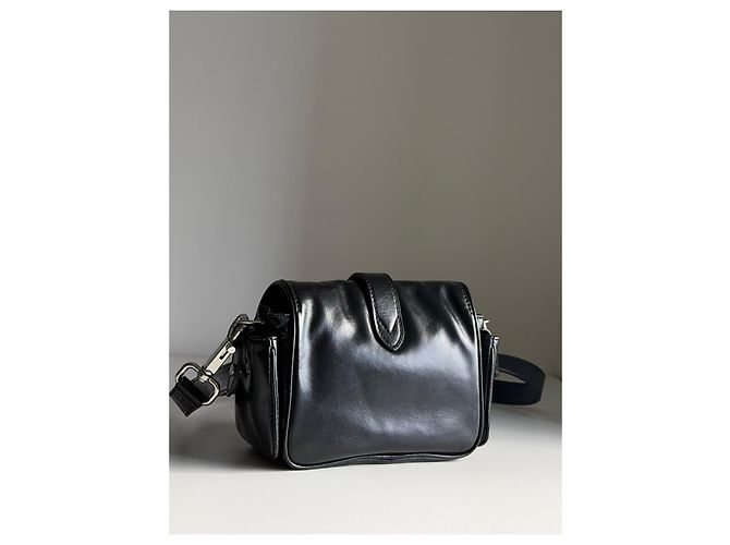 Louis Vuitton Borsa a Tracolla in Pelle Nera Nero - vista 2