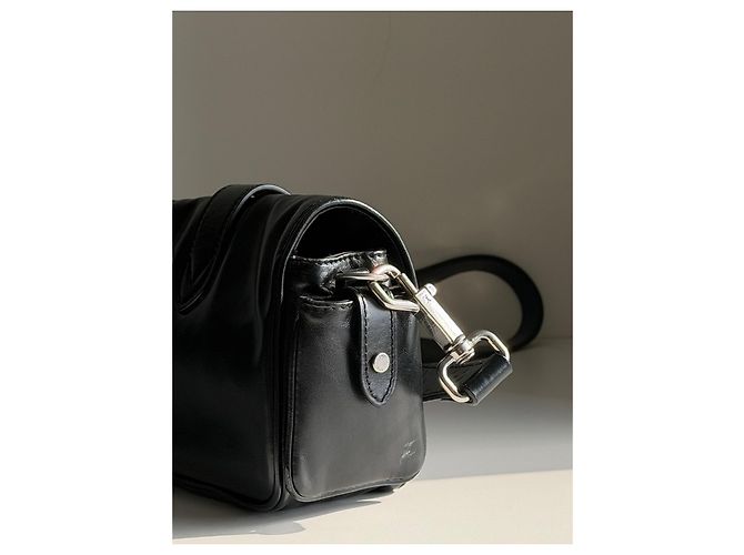 Louis Vuitton Borsa a Tracolla in Pelle Nera Nero - vista 6