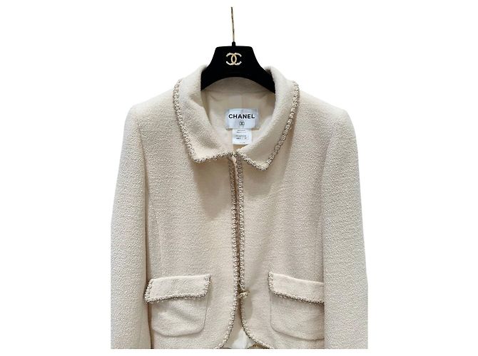 Chanel Paris Venise 2010 Resort Tweed Jacke Größe 38/40 Gebraucht - Ansicht 3