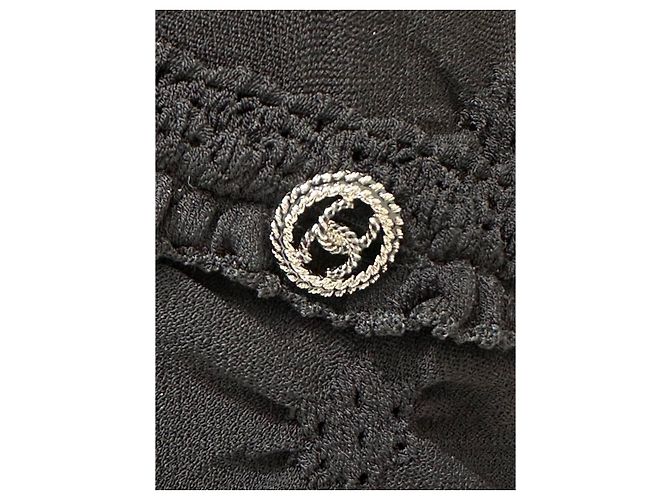 Chanel Black Woven Kleid - FR38 Gebraucht - Ansicht 3