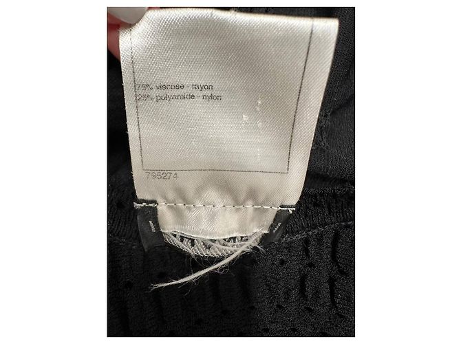 Chanel Black Woven Kleid - FR38 Gebraucht - Ansicht 5