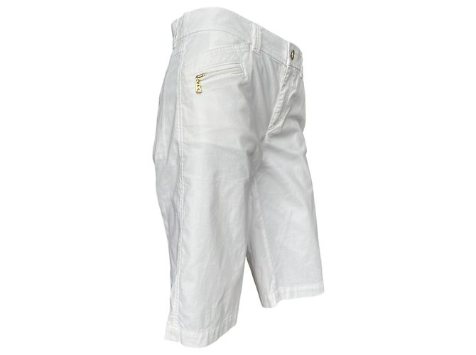Bogner Pantaloncini in misto cotone bianco - vista 2