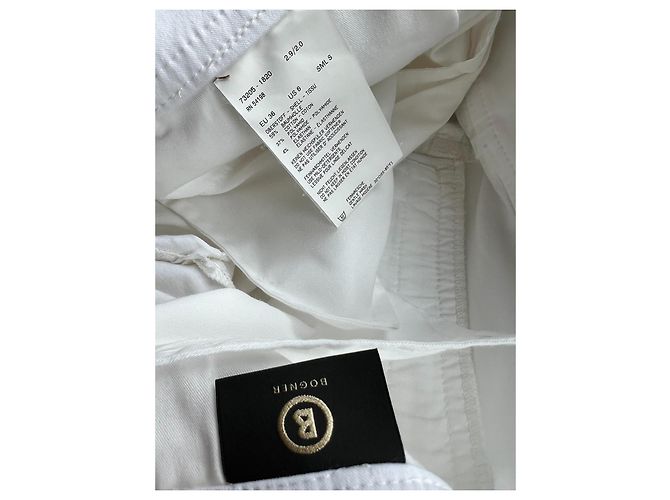 Bogner Pantaloncini in misto cotone bianco - vista 4