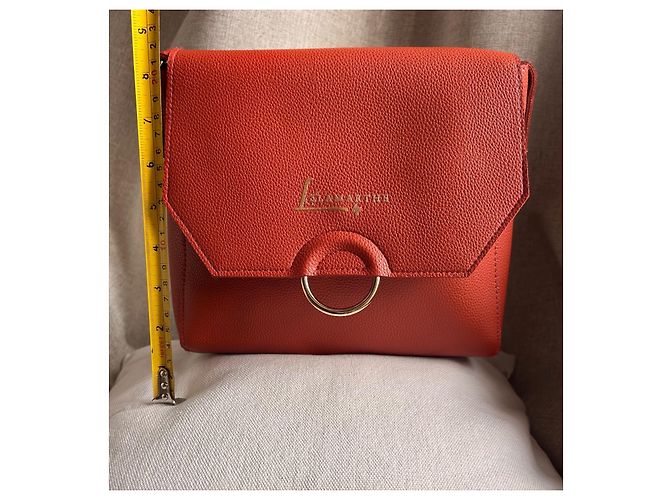 Autre Marque Lamarthe Paris Borsa a tracolla rossa Rosso Corallo - vista 10