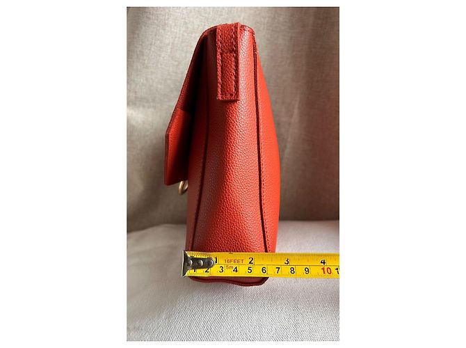Autre Marque Lamarthe Paris Borsa a tracolla rossa Rosso Corallo - vista 11