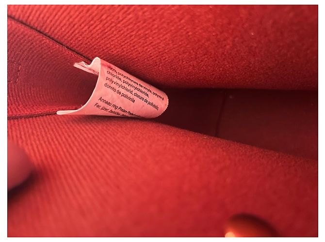 Autre Marque Lamarthe Paris Borsa a tracolla rossa Rosso Corallo - vista 13
