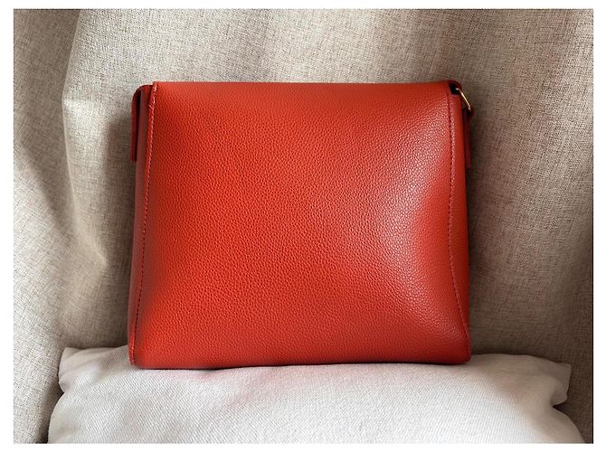 Autre Marque Lamarthe Paris Borsa a tracolla rossa Rosso Corallo - vista 8