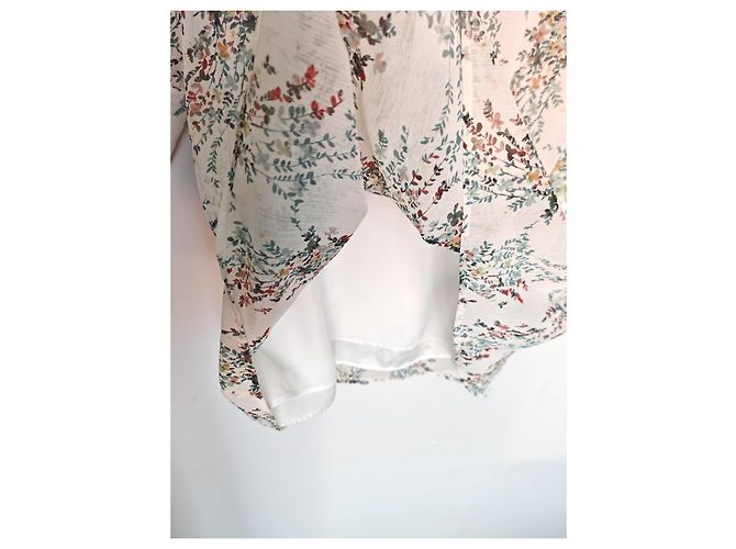 Ikks Maxikleid mit Blumenprint Weiß Mehrfarben - Ansicht 12