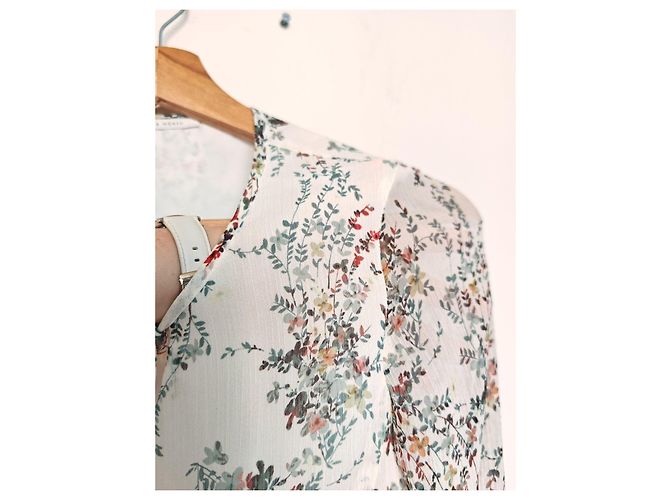 Ikks Maxikleid mit Blumenprint Weiß Mehrfarben - Ansicht 13