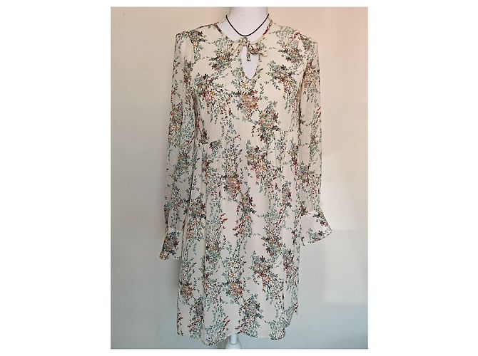 Ikks Maxikleid mit Blumenprint Weiß Mehrfarben - Ansicht 15