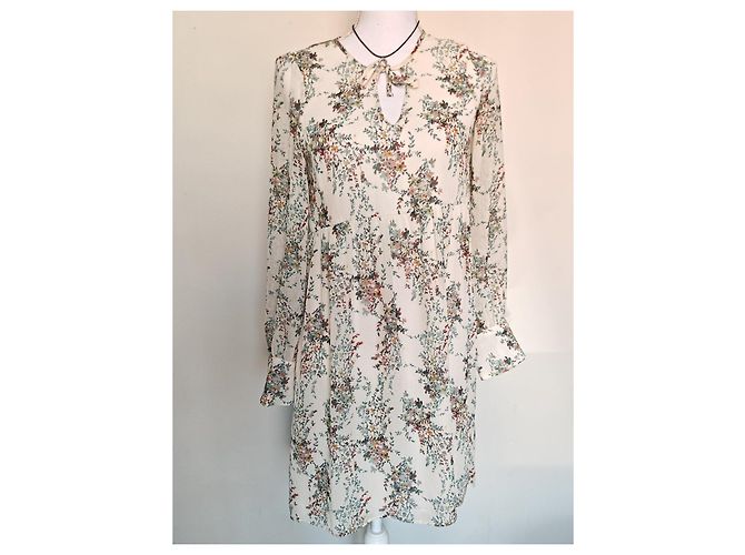 Ikks Maxikleid mit Blumenprint Weiß Mehrfarben - Ansicht 16