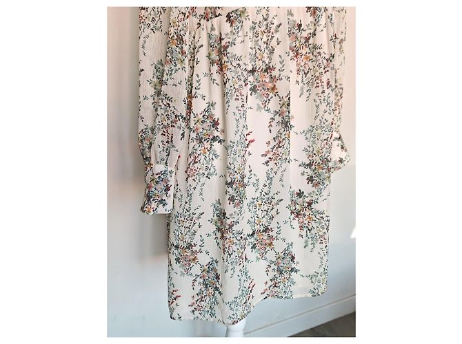 Ikks Maxikleid mit Blumenprint Weiß Mehrfarben - Ansicht 18