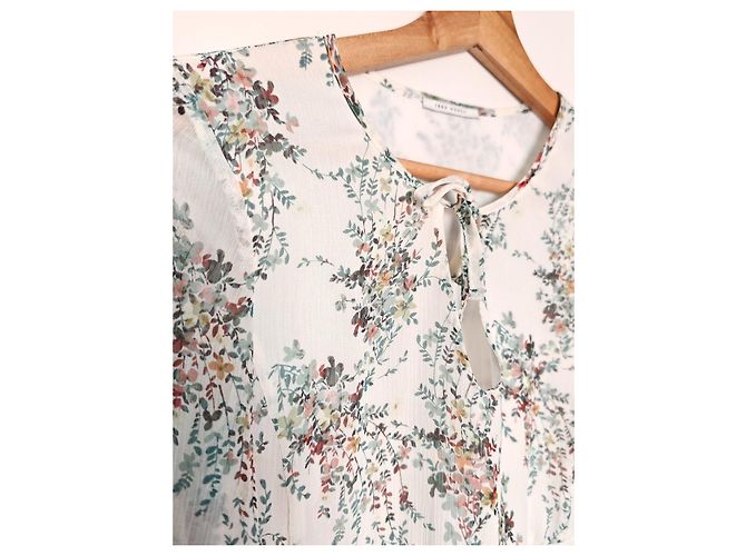 Ikks Maxikleid mit Blumenprint Weiß Mehrfarben - Ansicht 3