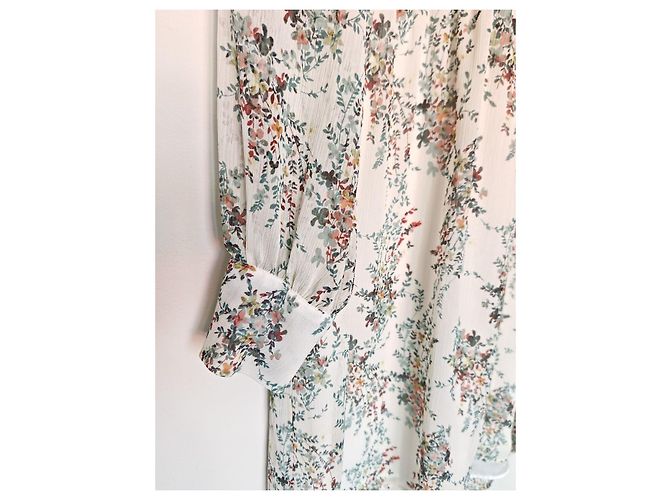 Ikks Maxikleid mit Blumenprint Weiß Mehrfarben - Ansicht 4