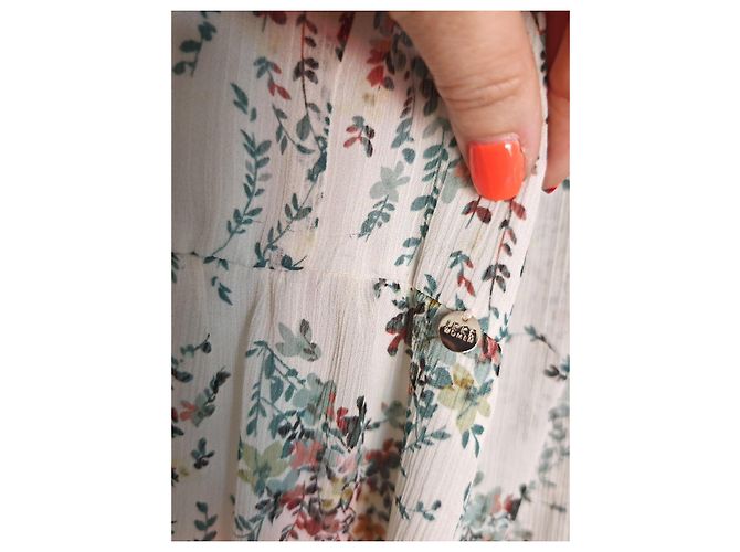 Ikks Maxikleid mit Blumenprint Weiß Mehrfarben - Ansicht 6