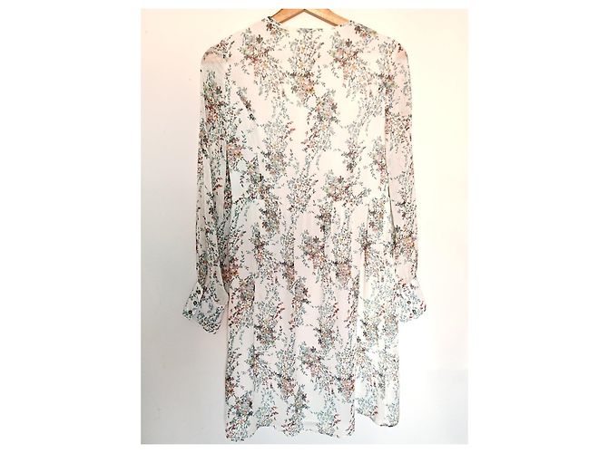 Ikks Maxikleid mit Blumenprint Weiß Mehrfarben - Ansicht 7