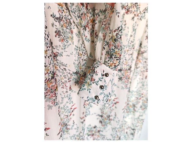Ikks Maxikleid mit Blumenprint Weiß Mehrfarben - Ansicht 9