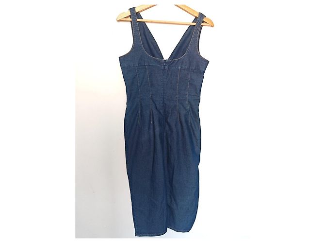 Vestido vaquero ajustado Dolce & Gabbana Azul - vista 15