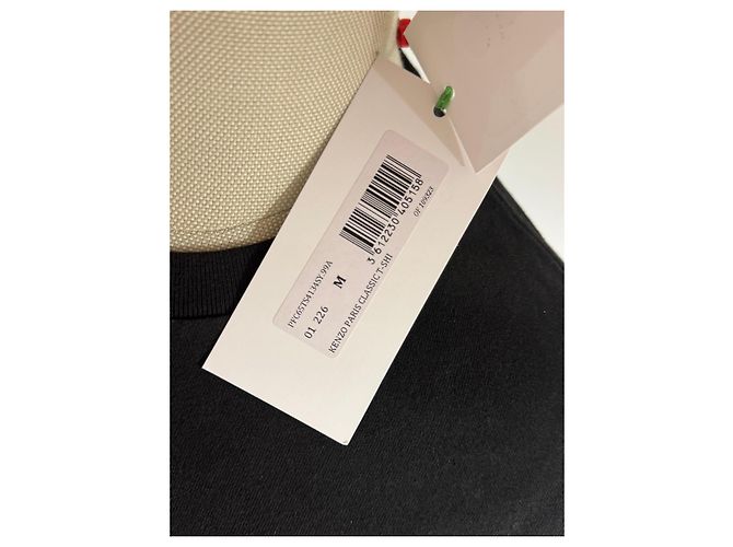 T-shirt Kenzo Paris Logo - Nero - vista 3