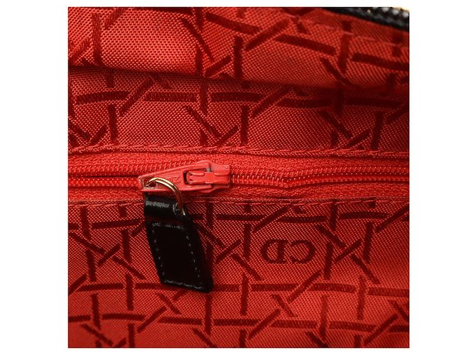Borsa 2way Christian Dior Lady Dior Cannage Nylon Nero - vista 9