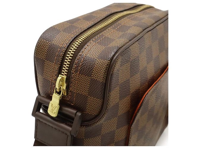 Borsa a tracolla Louis Vuitton Olav PM Damier Marrone - vista 4