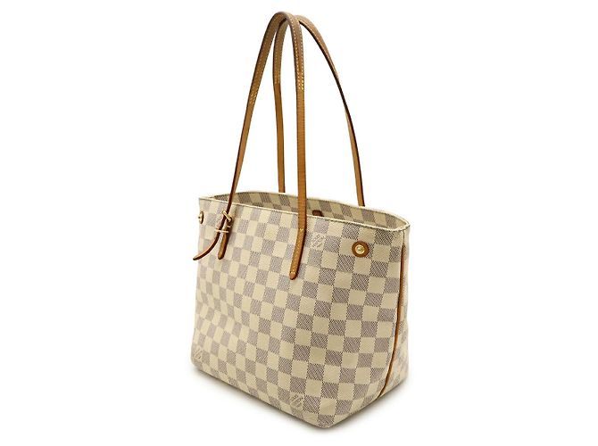 Borsa Tote Louis Vuitton Cabas PM Damier Azur 2way Crudo - vista 2