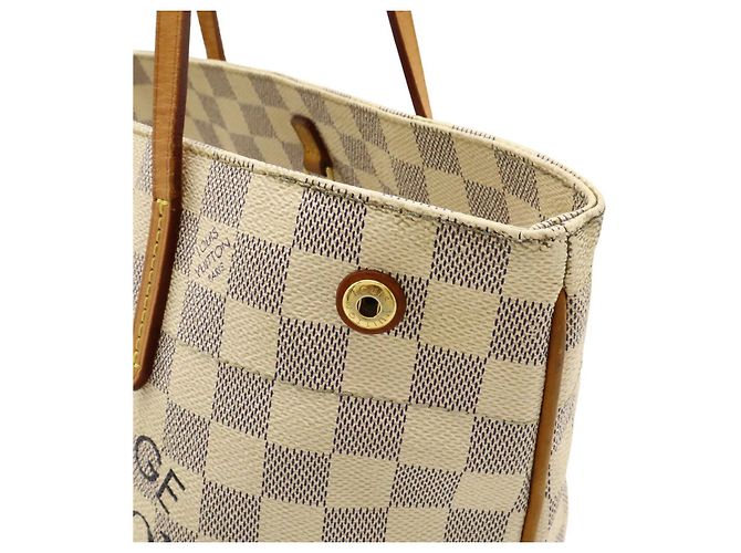 Borsa Tote Louis Vuitton Cabas PM Damier Azur 2way Crudo - vista 6