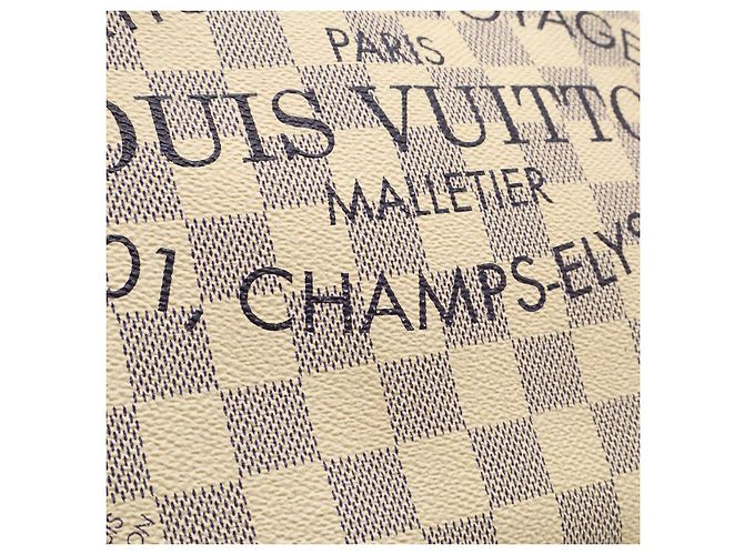 Borsa Tote Louis Vuitton Cabas PM Damier Azur 2way Crudo - vista 8